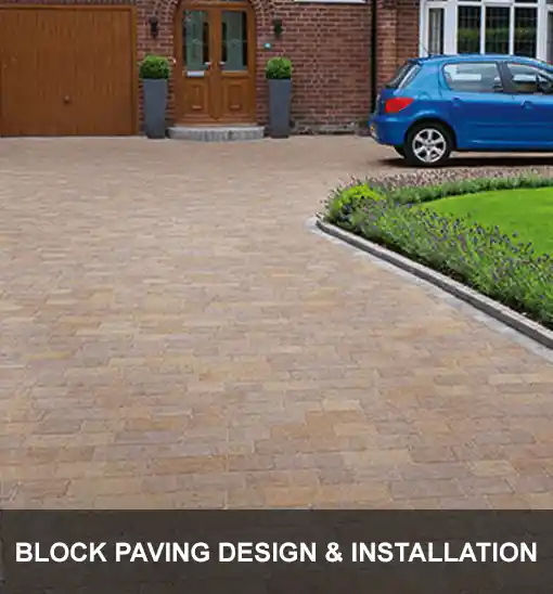 Block paving driveway, driveway installation, paving design, landscaping, Hertfordshire Driveways